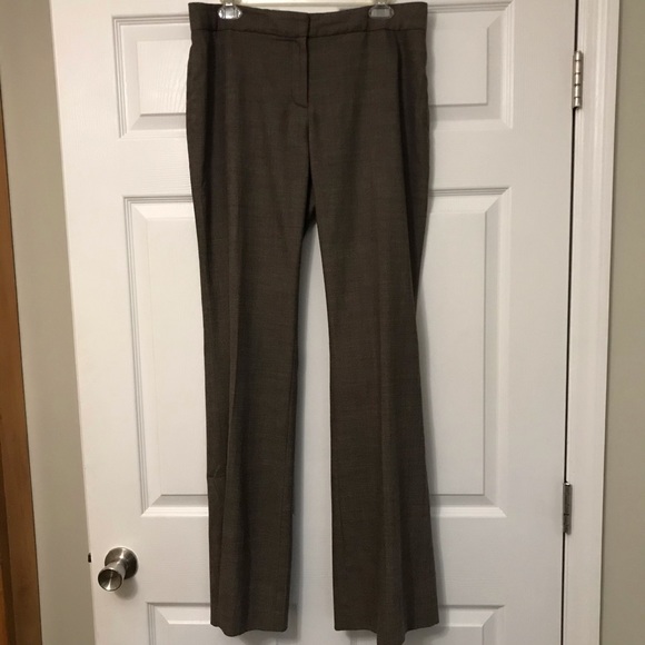 Ellie Tahari Brown Trousers 10 - Picture 1 of 5